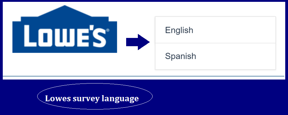 Lowes survey Language